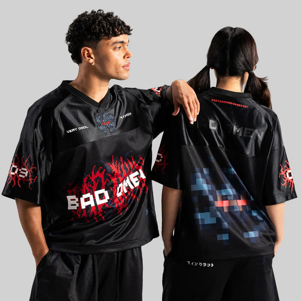 Very Cool X Minecraft Merch Bad Omen Jersey Gifts For Friends Very Cool X Minecraft Merch Bad Omen Jersey Gifts For Friends