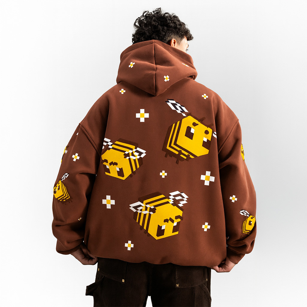 Very Cool X Minecraft Merch Bee Hoodie Best Gifts For Boyfriend