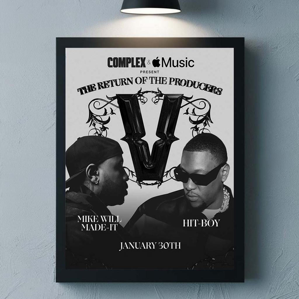 Verzuz Complex And Apple Music The Return Of The Producers Mike Will Made It Verzuz Hit Boy Poster Verzuz Complex And Apple Music The Return Of The Producers Mike Will Made It Verzuz Hit Boy Poster