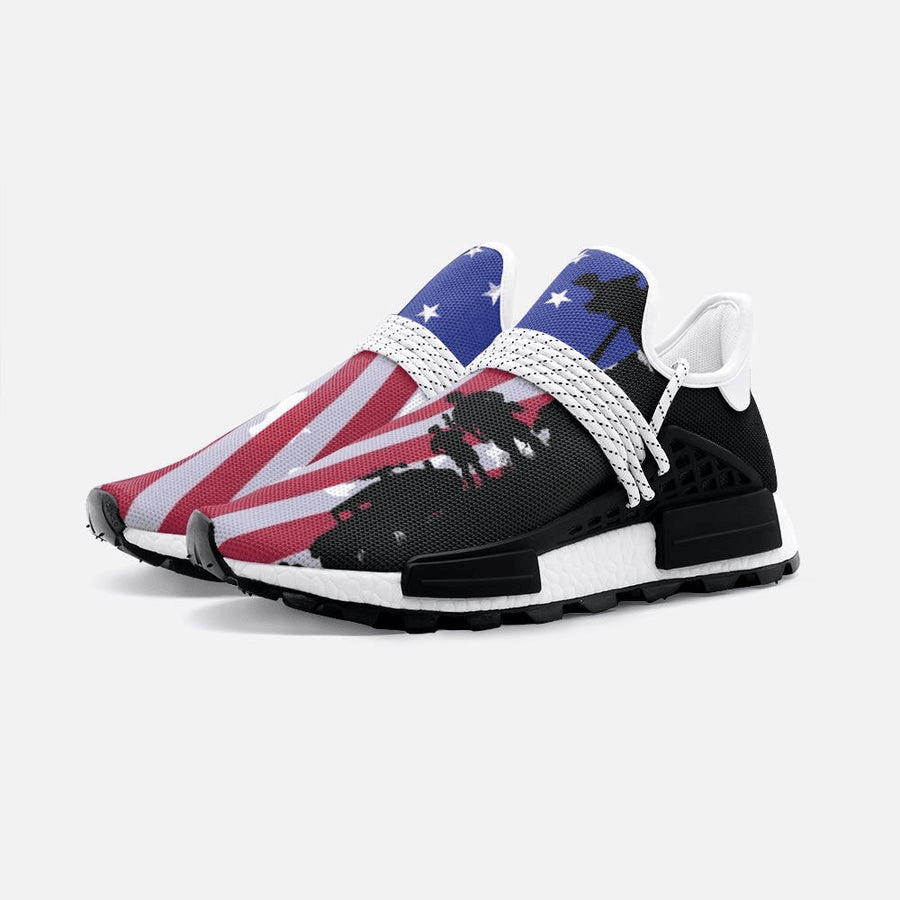 Veteran American Flag Shoes Honoring Veterans Military Sneakers Patriots Merchandise