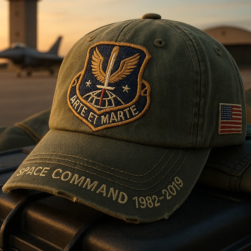 Veteran Arte Et Marte Hat Space Command 1982 2019 Patriotic Veteran Presents For Men