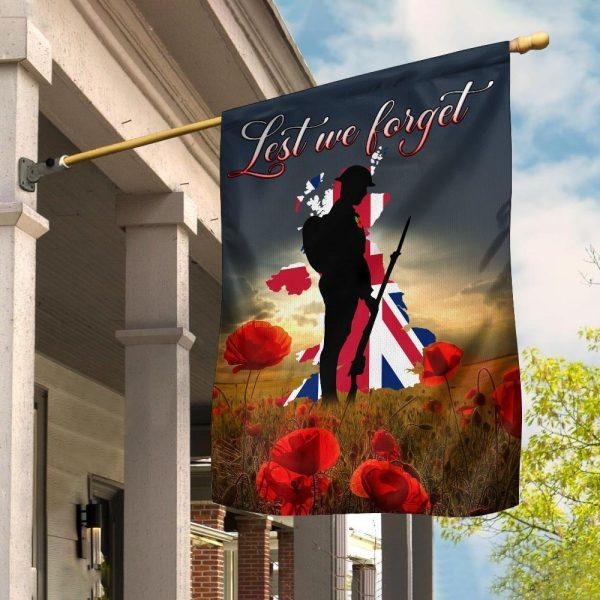 Veteran Day Flag Multinational Lest We Forget Flags Outdoor Decoration