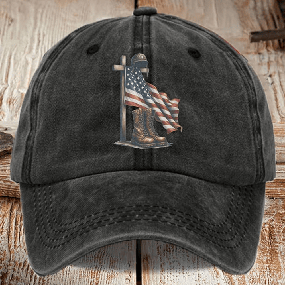 Veteran Faith American Flag Hat Veteran Baseball Cap Patriotic Gifts For Men