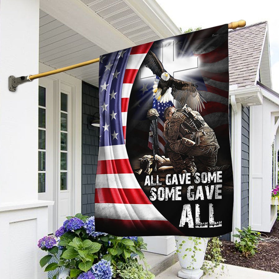 Veteran Flag All Gave Some Some Gave All Of America Eagle Cross Christian Patriotic Gifts