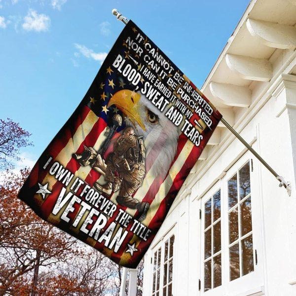 Veteran Flag Eagle Soldier It Can Not Be Inherited Patriotic Memorial Presents Flag