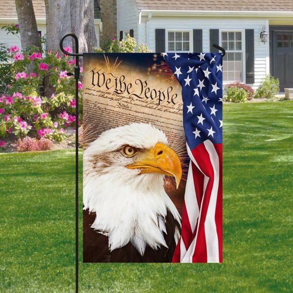 Veteran Flag We The People Eagle USA Flag Home Decor Gifts For Patriots