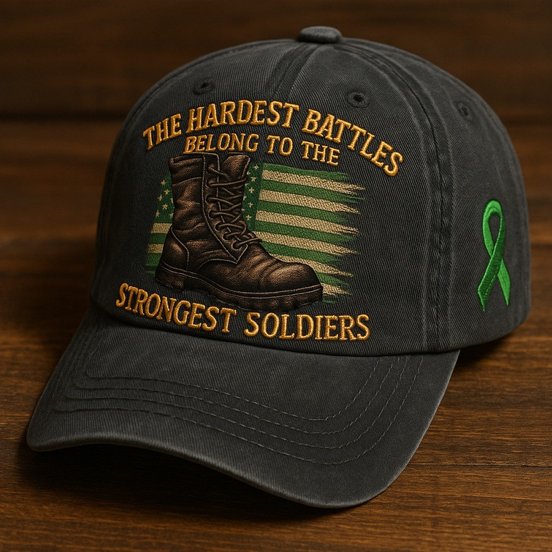 Veteran Hat The Hardest Battles Belong To The Strongest Soldiers Presents For Patriotic