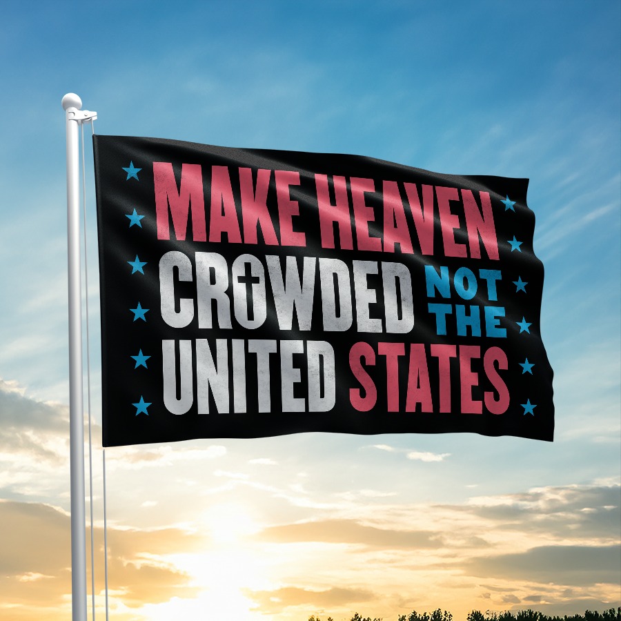 Veteran Make Heaven Flag Crowded Not The United States Outdoor Decorations Flag