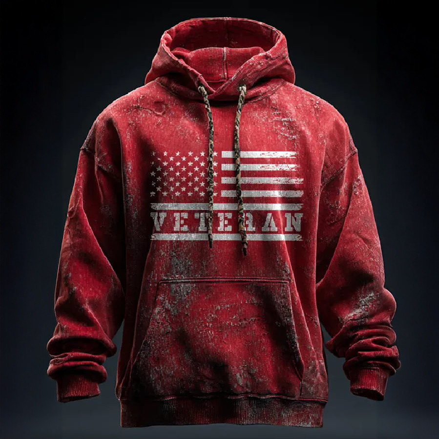 Veteran Red Friday Vintage Hoodie Military Appreciation Month Merch Veteran Themed Gift