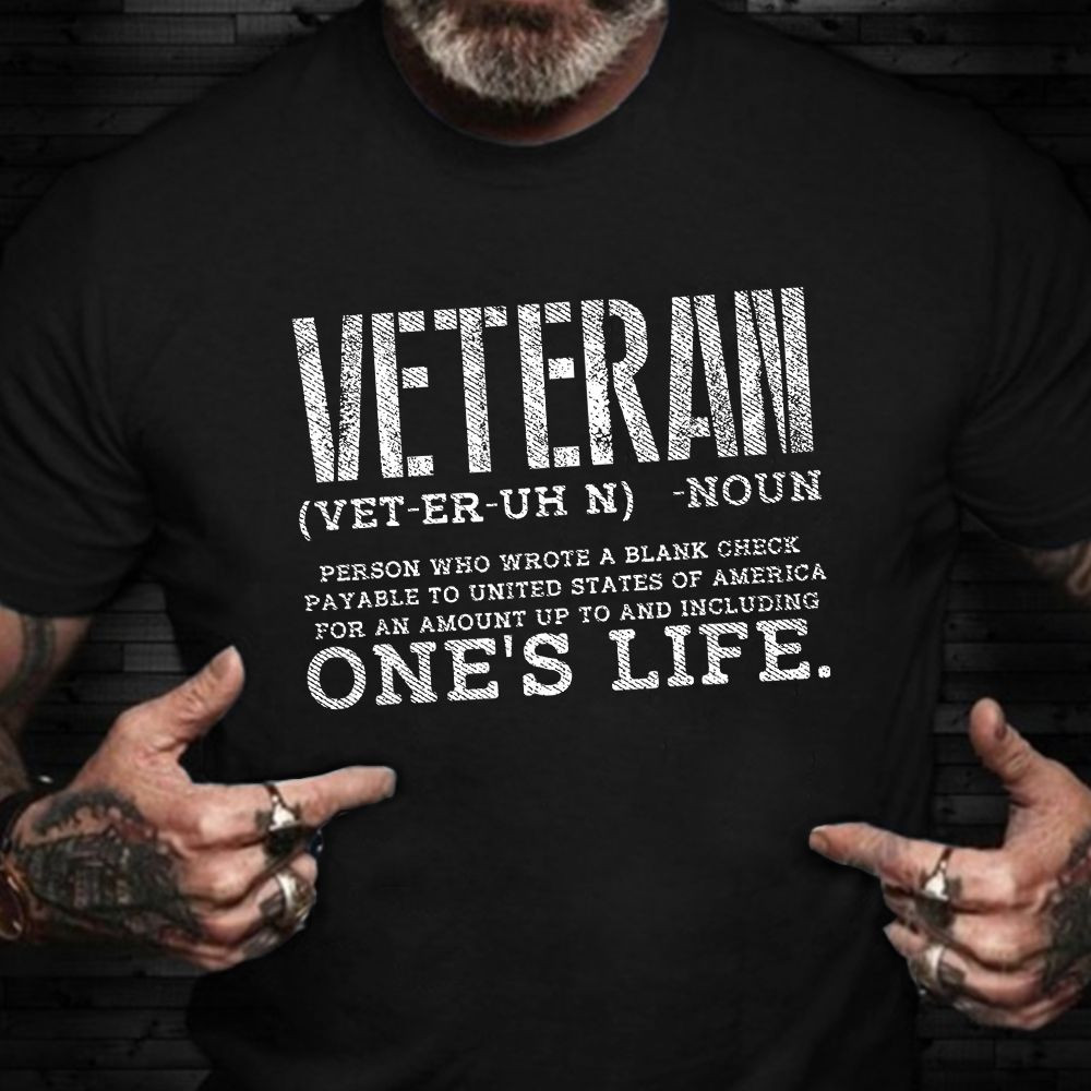 Veteran Shirt Patriotic Vet T-Shirt Veterans Day 2023 Gift Ideas For Husband