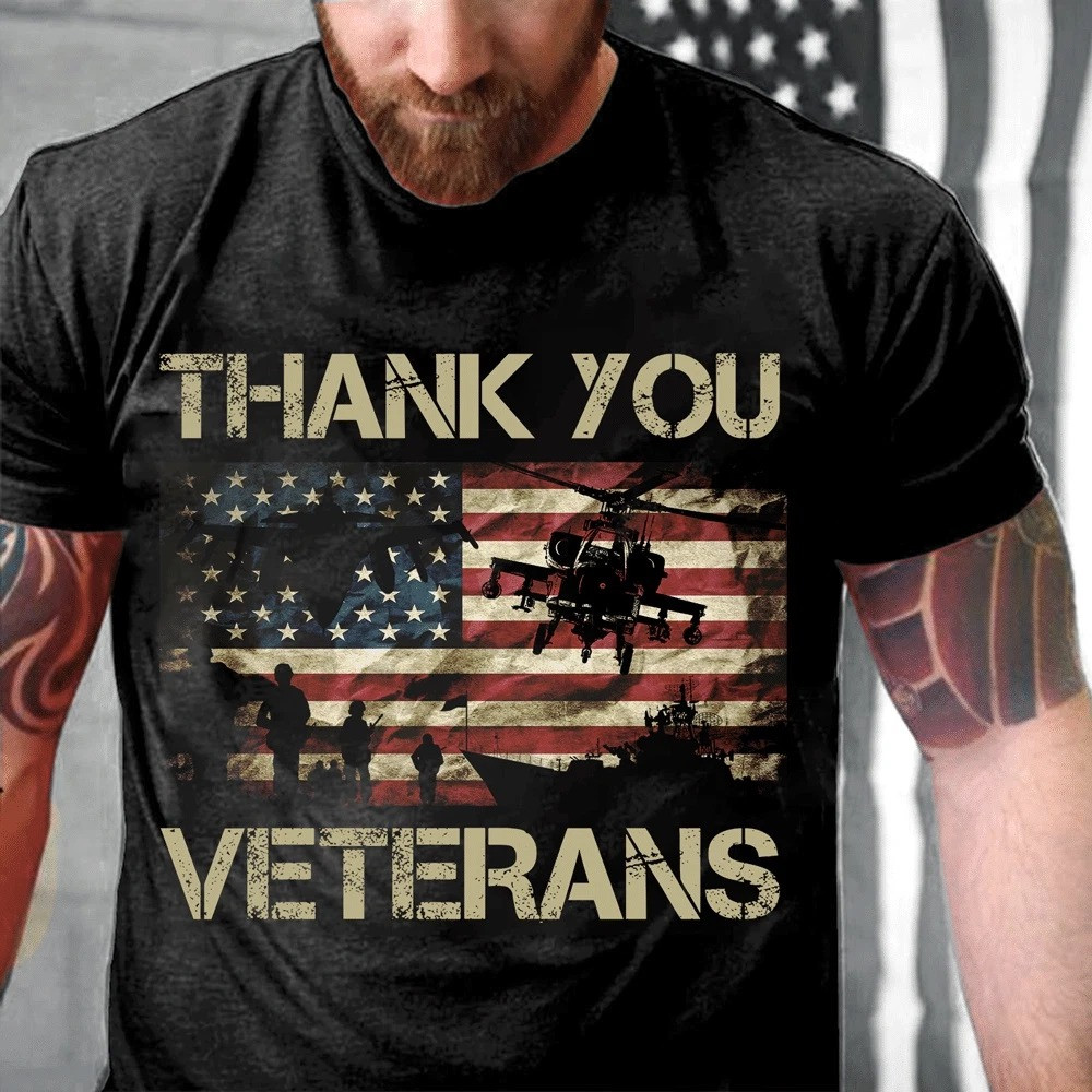 Veteran T Shirt Thank You Veterans Day Memorial Gifts For Him