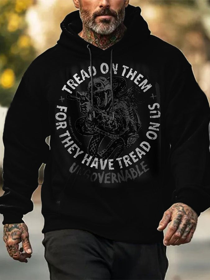 Veteran Tread On Them Hoodie For They Have Tread On Us Veterans Day Patriotic Clothing Gifts