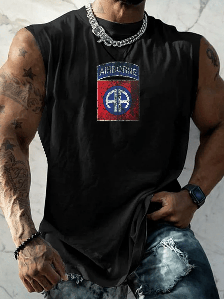 Veterans Day Airborne Tank Top Shirt Veterans Day Clothing Gift for Men