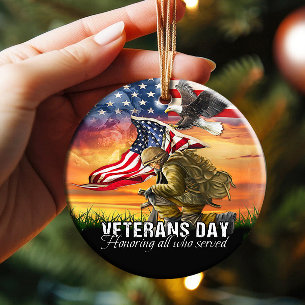 Veterans Day Honoring All Who Served Christmas Ornament Small Gifts For Veterans Veterans Day Honoring All Who Served Christmas Ornament Small Gifts For Veterans