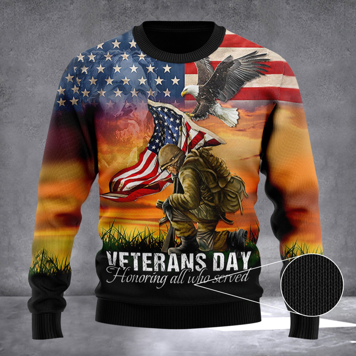 Veterans Day Honoring All Who Served Sweater Patriotic Christmas Gift Ideas For Veterans
