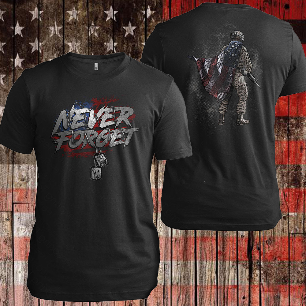 Veterans Day T-Shirt Never Forget Shirt Thank You Gift For Veterans