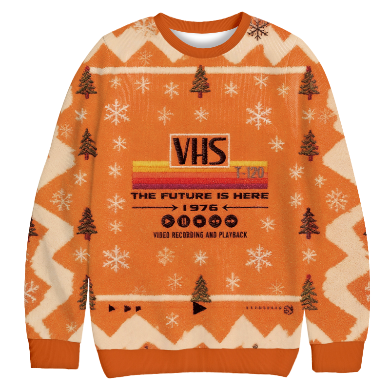 VHS Vintage Christmas Ugly Sweatshirt Funny Christmas Holiday Sweater Gift Ideas VHS Vintage Christmas Ugly Sweatshirt Funny Christmas Holiday Sweater Gift Ideas