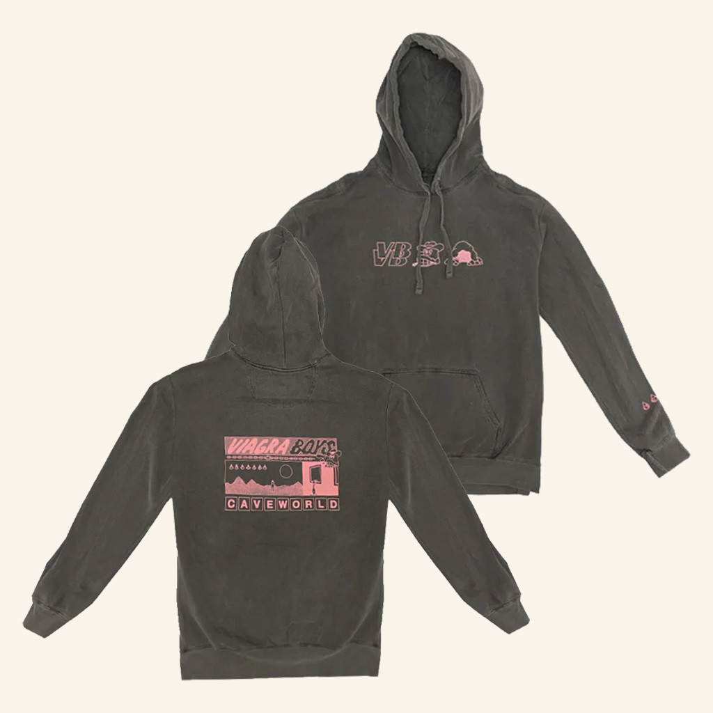 Viagra Boys Merch Cave World Hoodie Gifts For Rock Music Enthusiasts Viagra Boys Merch Cave World Hoodie Gifts For Rock Music Enthusiasts