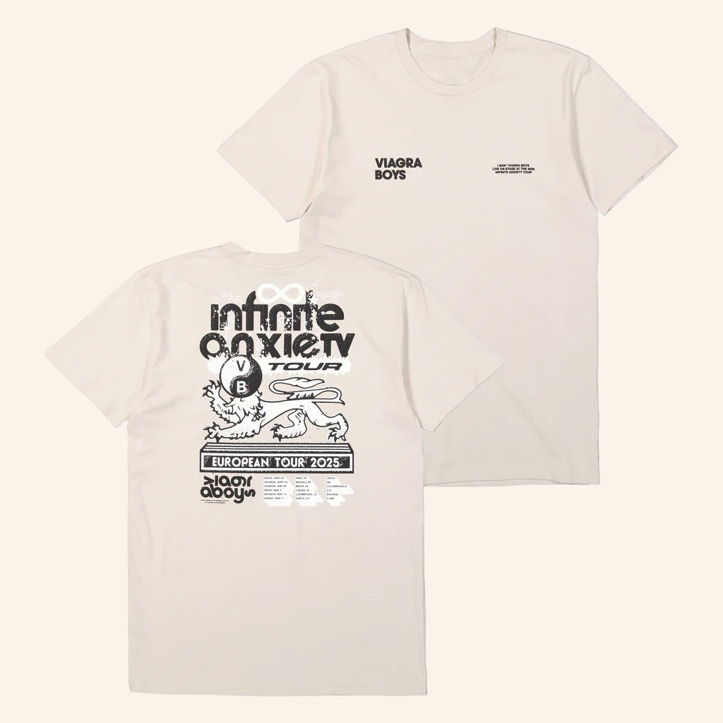 Viagra Boys Merch Infinite Anxiety EU Tour 2025 T-Shirt Music Lover Gifts For Him Viagra Boys Merch Infinite Anxiety EU Tour 2025 T-Shirt Music Lover Gifts For Him