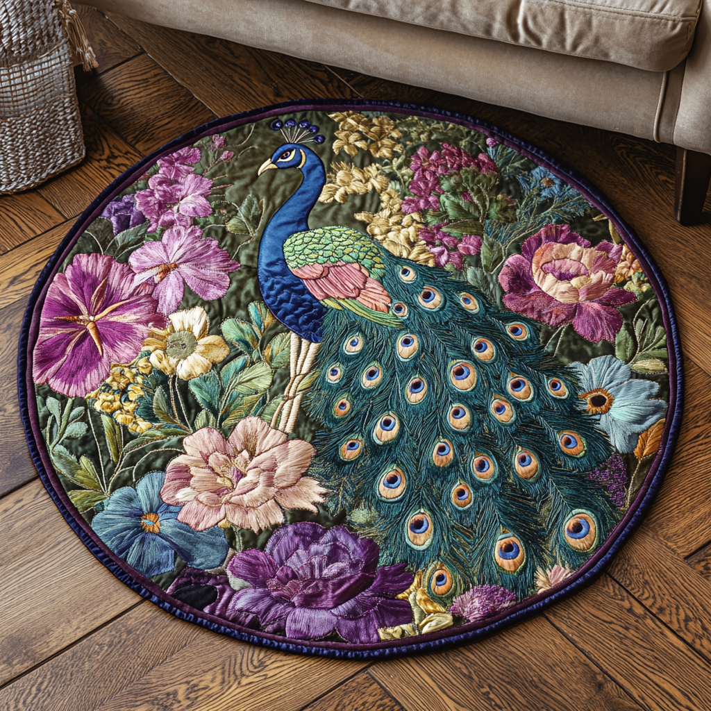Vibrant Glory Quilted Round Mat Front Door Idea Christmas Ideas For A Farmer