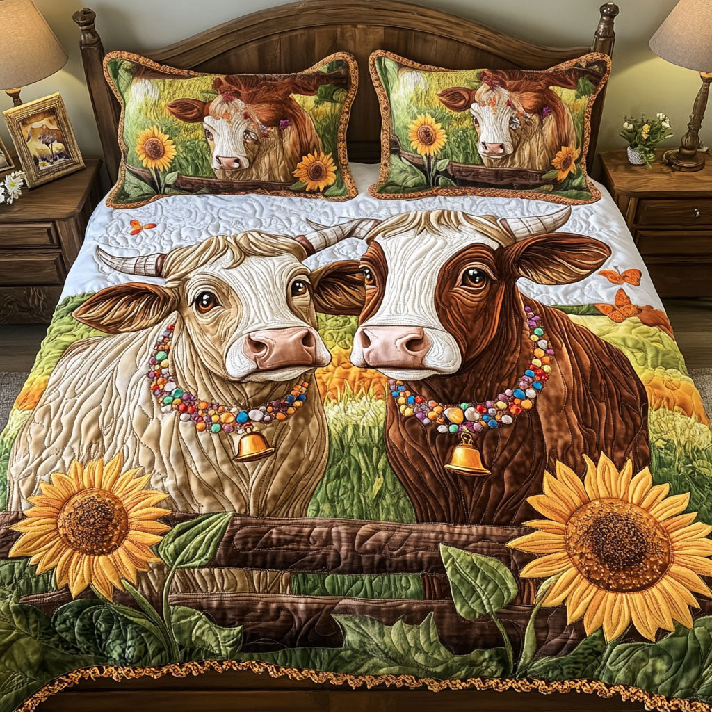 Vibrant Harvest Quilted Bedding Set Farm Bedroom Ideas Family Holiday Gifts