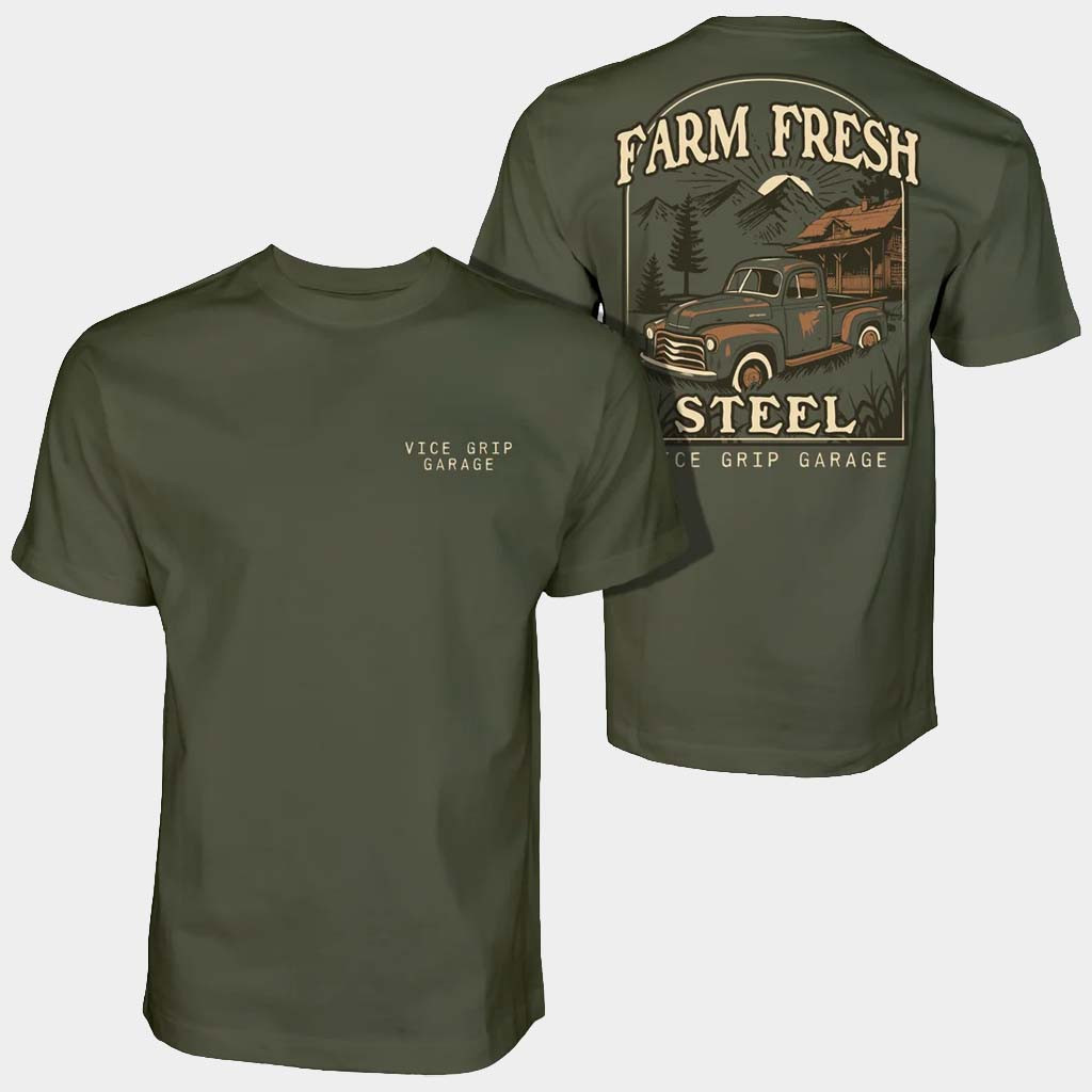 Vice Grip Garage Merch Farm Fresh Steel Truck T-Shirt Best Birthday Gift For Dad