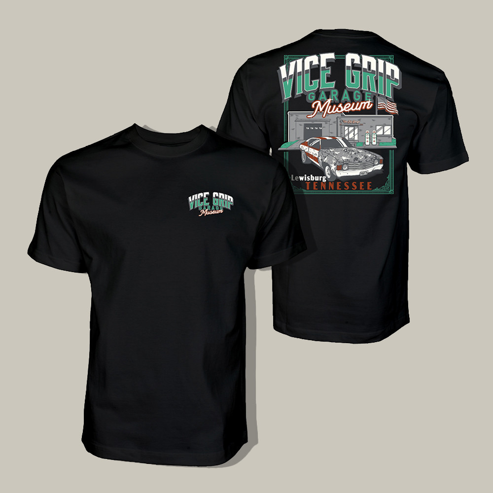Vice Grip Garage Merch T-Shirt VGG Museum Lewisburg Tennessee Shirt Car Guy Gift