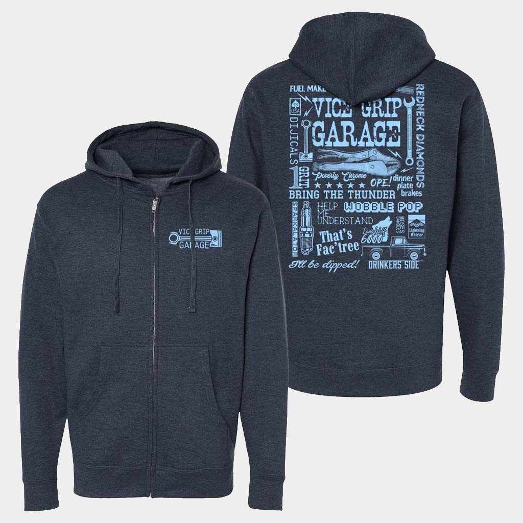 Vice Grip Garage Merch VGG Derekisms Zip Up Hoodie Birthday Presents For Boyfriend Vice Grip Garage Merch VGG Derekisms Zip Up Hoodie Birthday Presents For Boyfriend