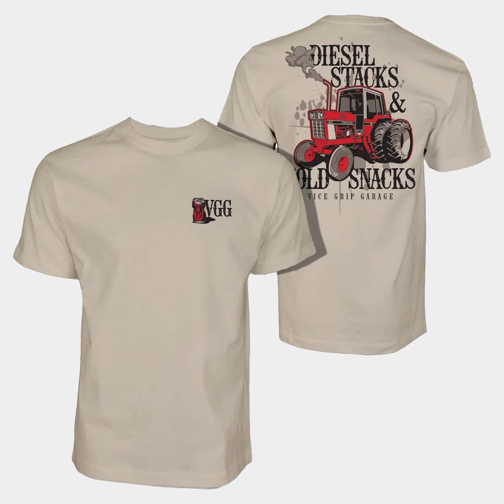 Vice Grip Garage Merch VGG Diesel Stacks Tractor Shirt Present For Him