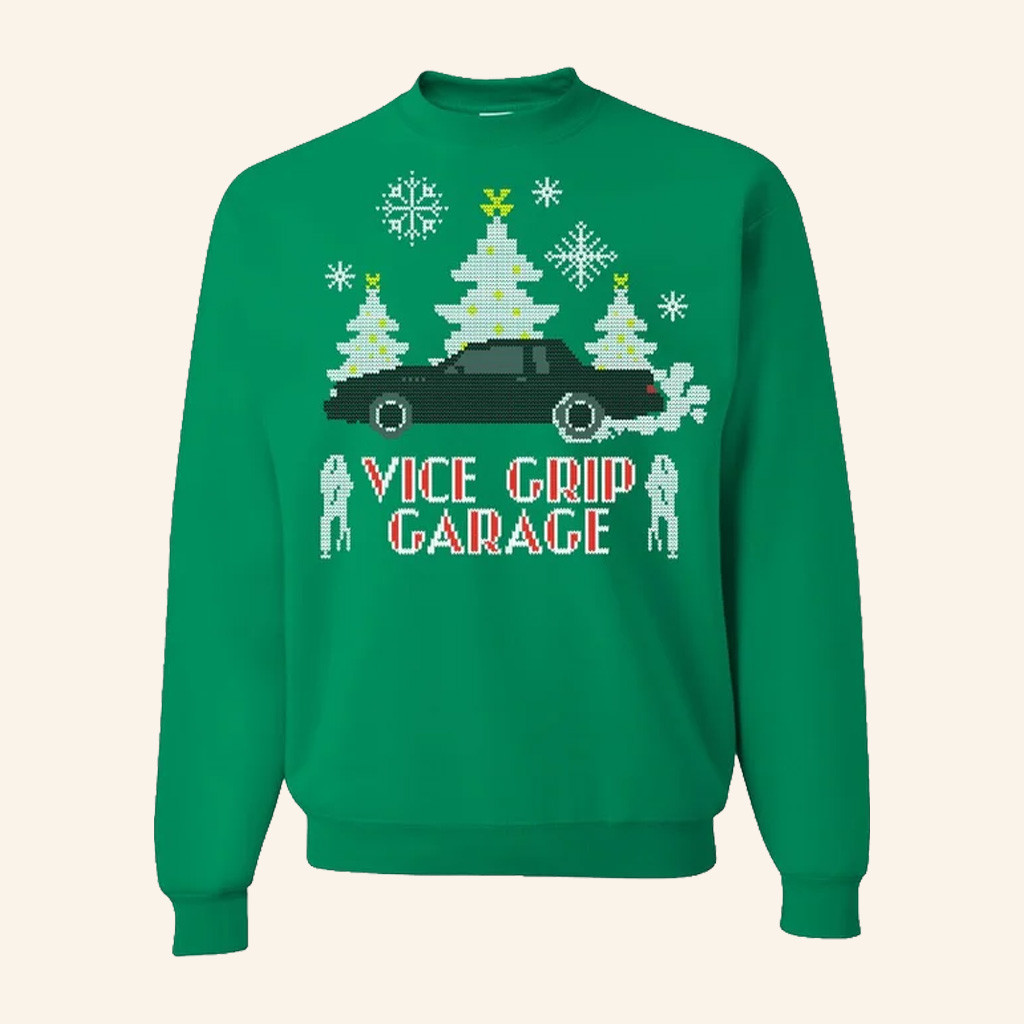 Vice Grip Garage Merch VGG Ugly Holiday Sweatshirt Best Christmas Gifts For Boyfriend Vice Grip Garage Merch VGG Ugly Holiday Sweatshirt Best Christmas Gifts For Boyfriend