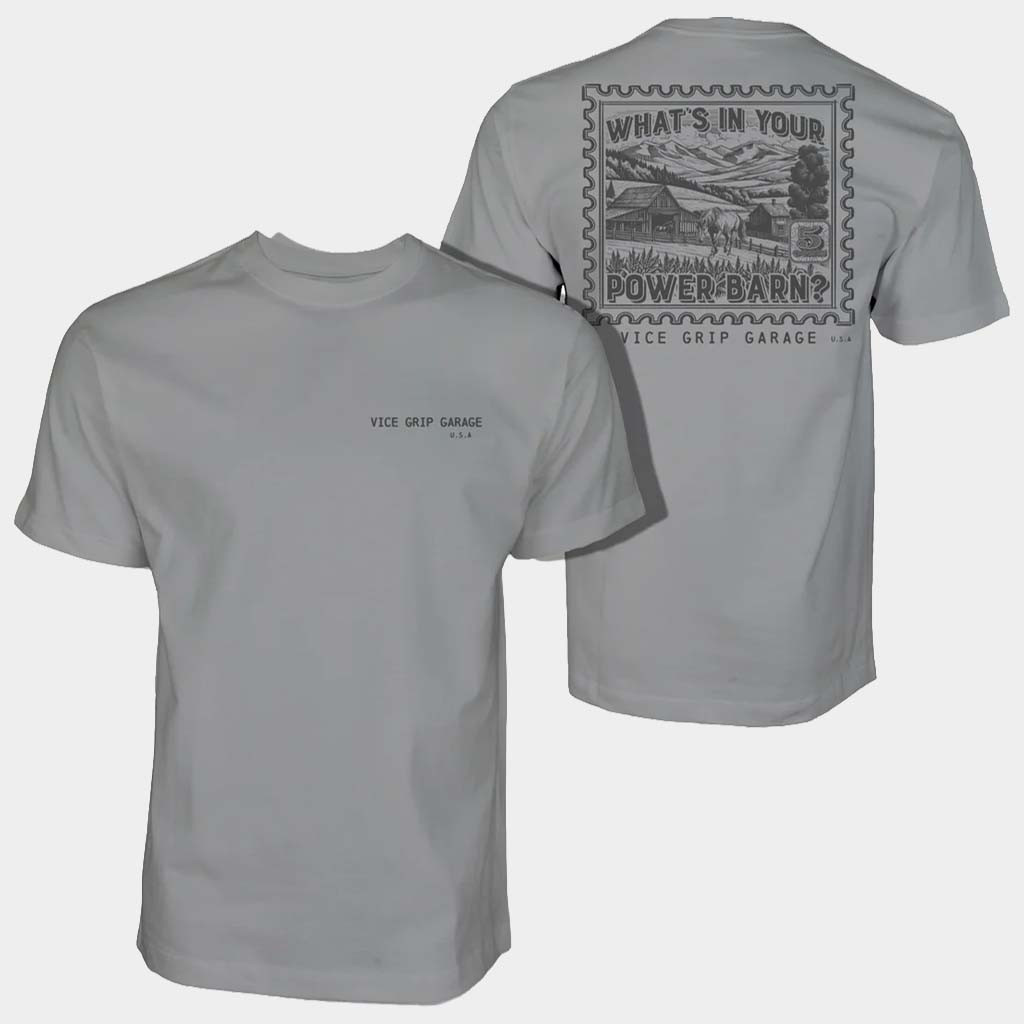 Vice Grip Garage Merch VGG What's In Your Power Barn Shirt Birthday Gift Ideas For Husband
