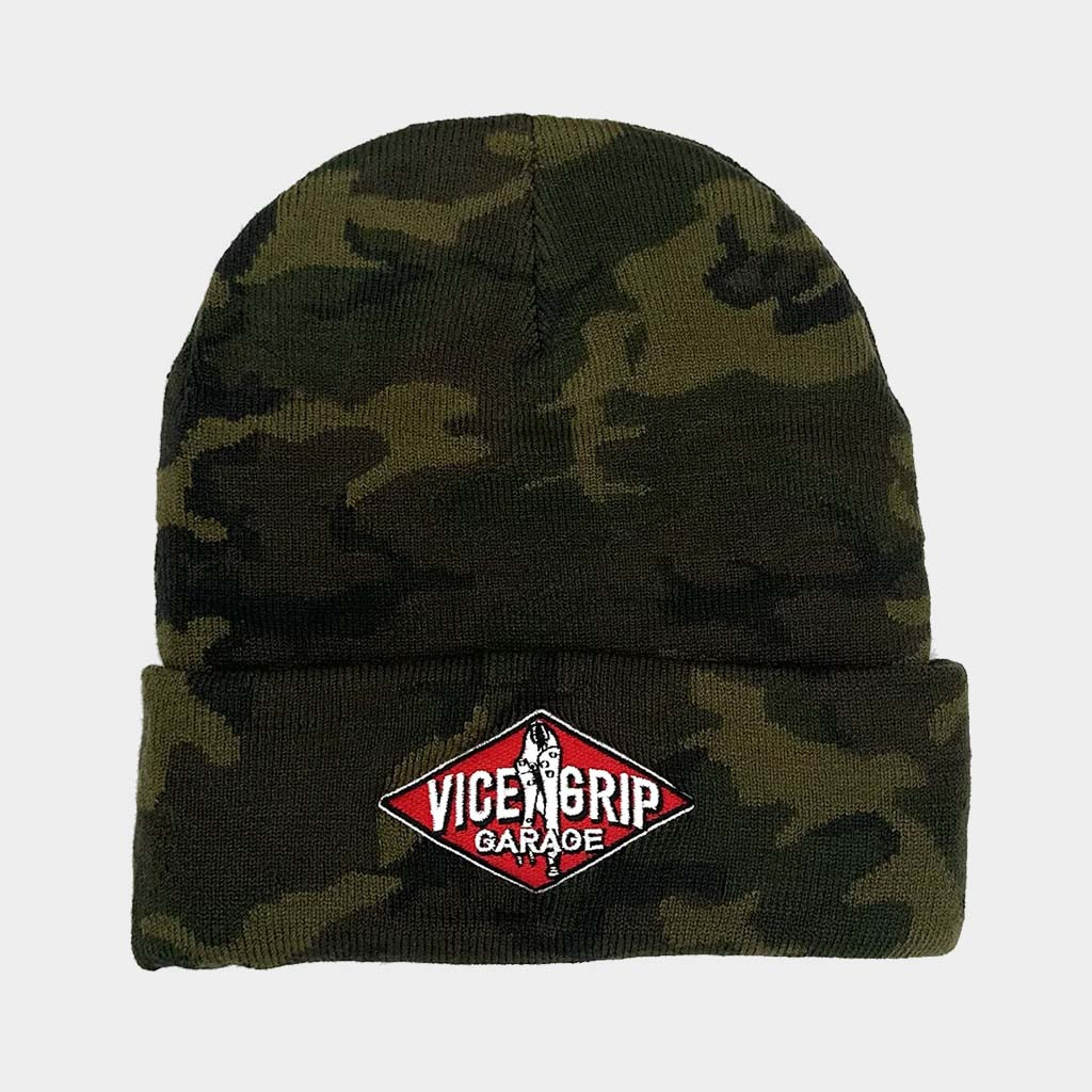 Vice Grip Garage Merch Vice Grip Garage Camo Beanie Birthday Ideas For Husband