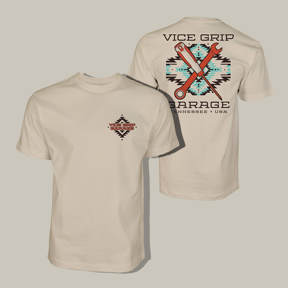 Vice Grip Garage T-Shirt Tennessee USA Tan Western Shirt Gifts For Mechanics
