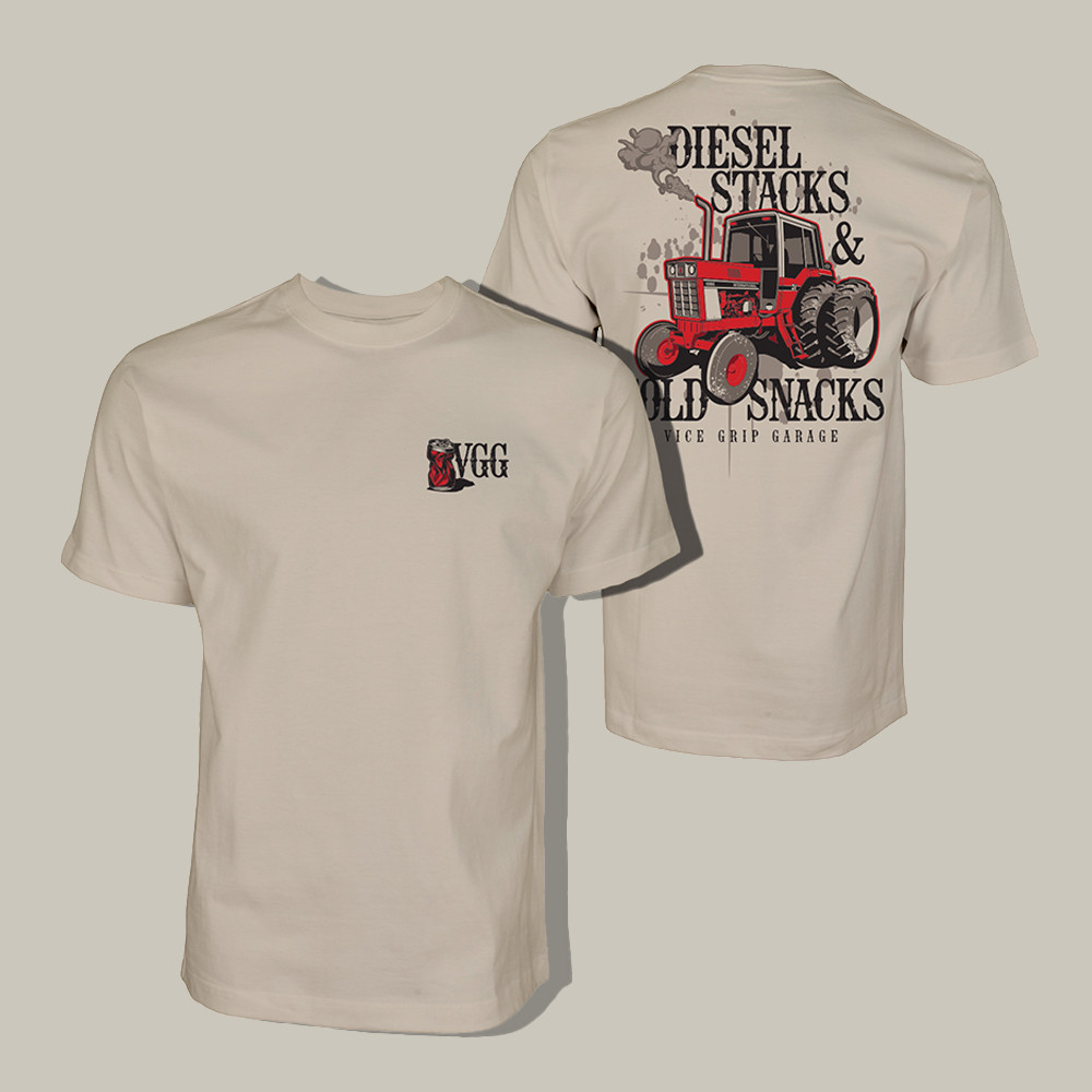 Vice Grip Garage T-Shirt VGG Diesel Stacks Tractor Shirt Mechanic Dad Gift