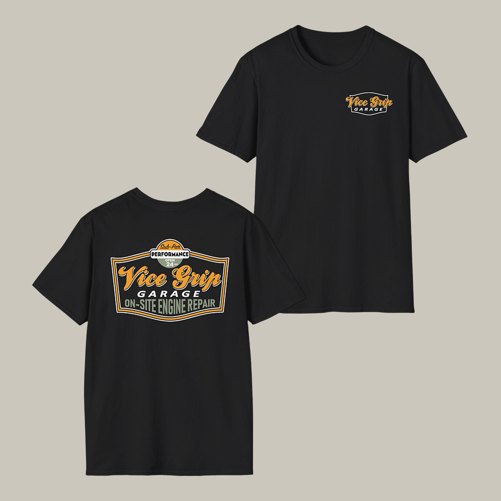 Vicegripgarage Engine Repair T-Shirt Vice Grip Garage Fan Merch Present Idea For Father's Day