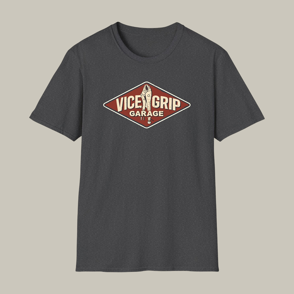 Vicegripgarage Garage Sign T-Shirt Vice Grip Garage Fan Shirt Derek Bieri Lover Present