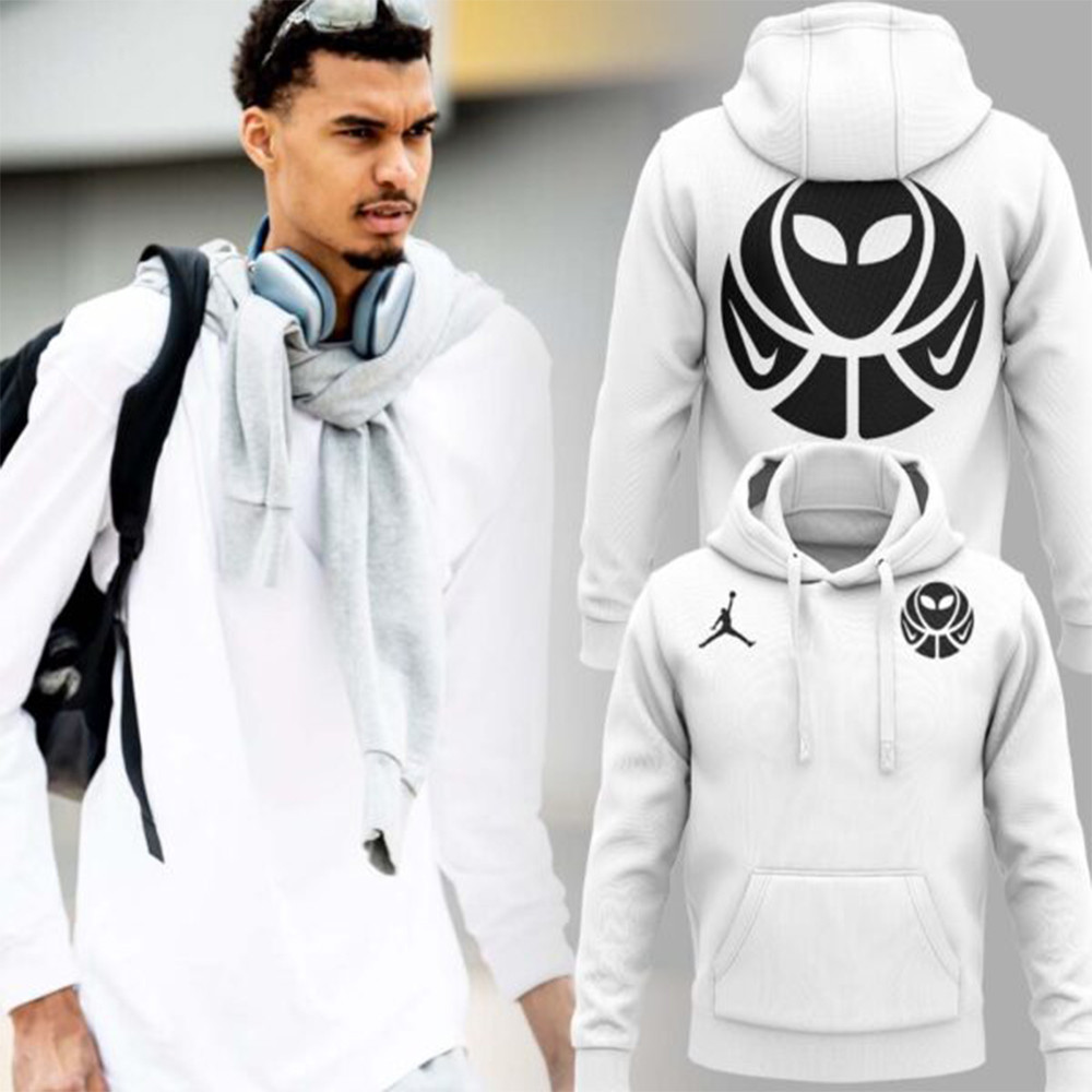 Victor Wembanyama Alien New Logo Hoodie Best Gifts For Basketball Fans For Him