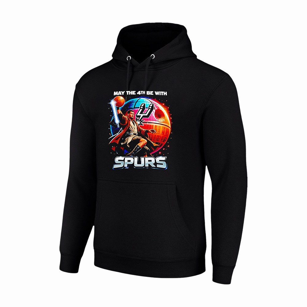 Victor Wembanyama Merch May The 4th Be With Spurs Hoodie Gift For Longtime Fans