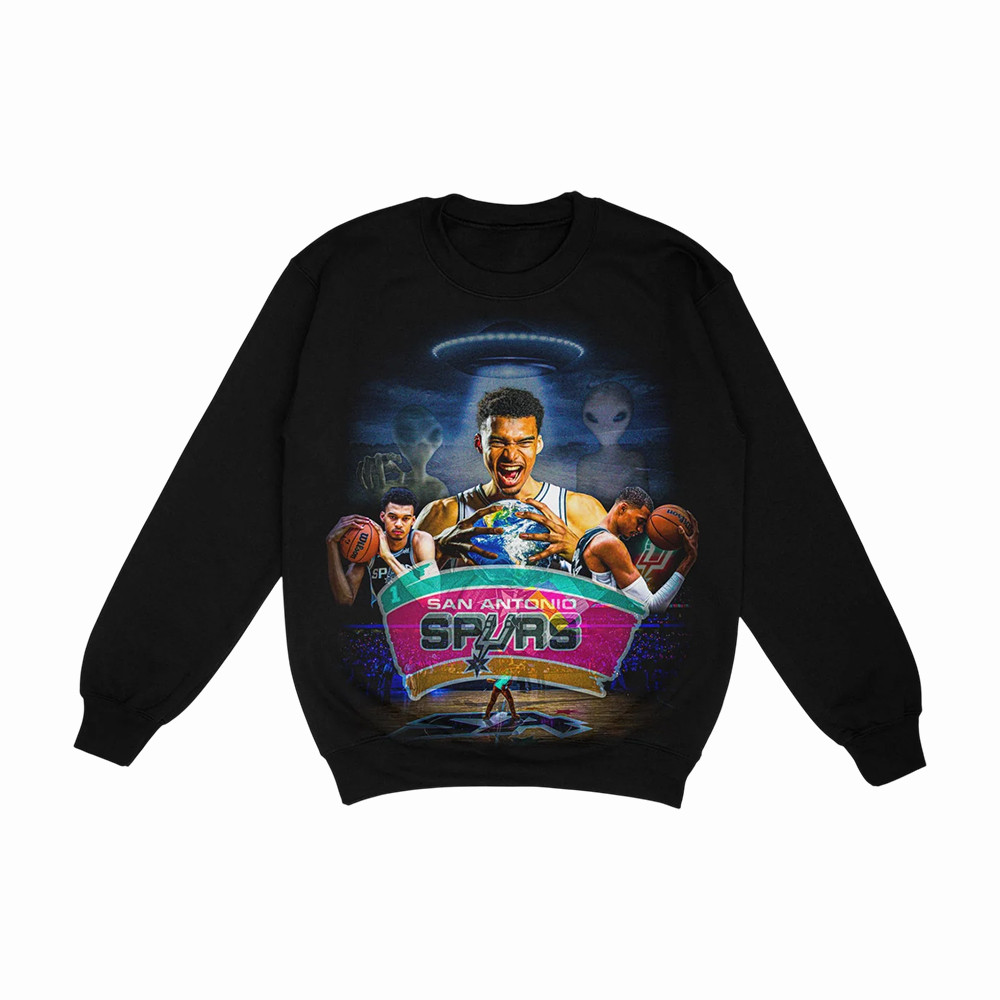 Victor Wembanyama Merch San Antonio Spurs Basketball Players Sweatshirt Gift For Fan Club Members
