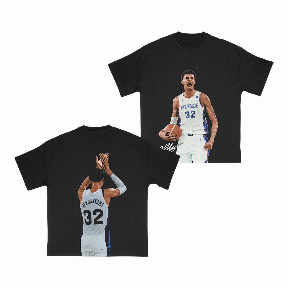 Victor Wembanyama Merch Victor Wembanyama Basketball Player T-Shirt Gift For Proud Fans