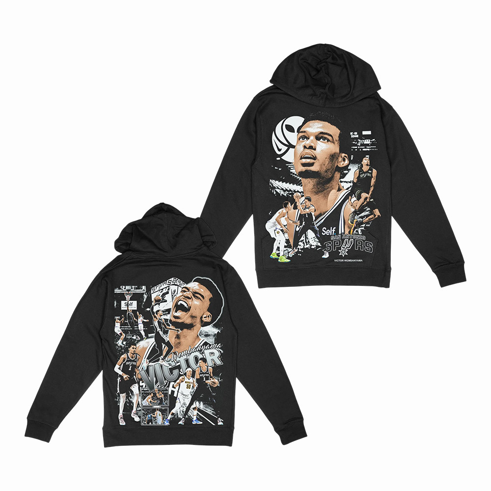 Victor Wembanyama Merch Victor Wembanyama Self San Antonio Spurs Hoodie Gift For Fan Club Members