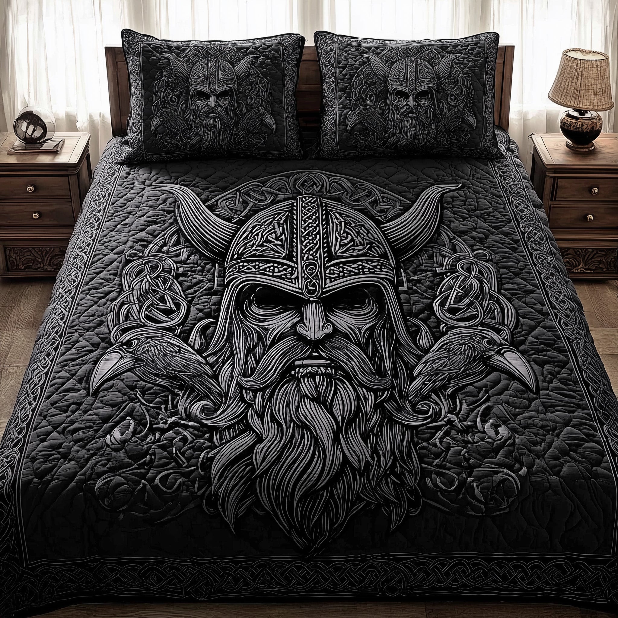 Viking God Quilted Bedding Set For Kids(1)