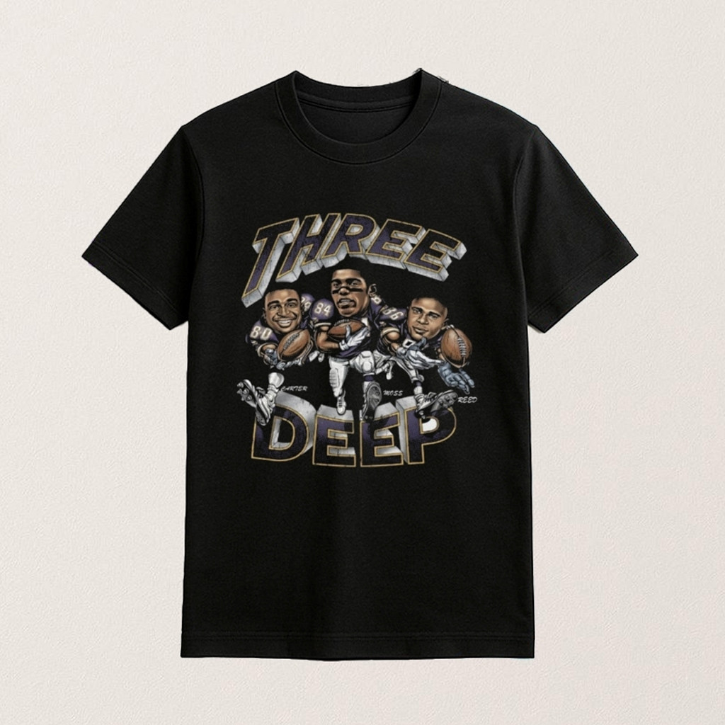 Vikings Three Deep Shirt Best Gift For Football Lovers
