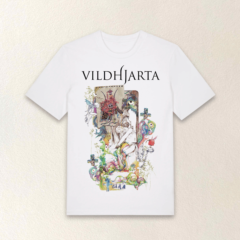 Vildhjarta Merch Vildhjarta Kopiera T-Shirt White Gifts For Band Fans Father's Day Gift for Dad