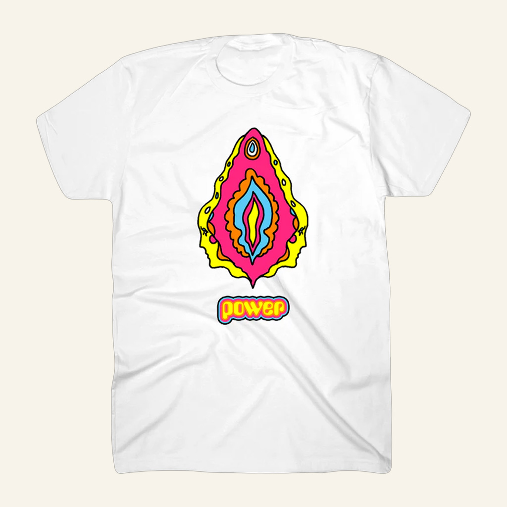 Village Of Love Merch Vagina Power White T-Shirt Gift Ideas For Friend Village Of Love Merch Vagina Power White T-Shirt Gift Ideas For Friend