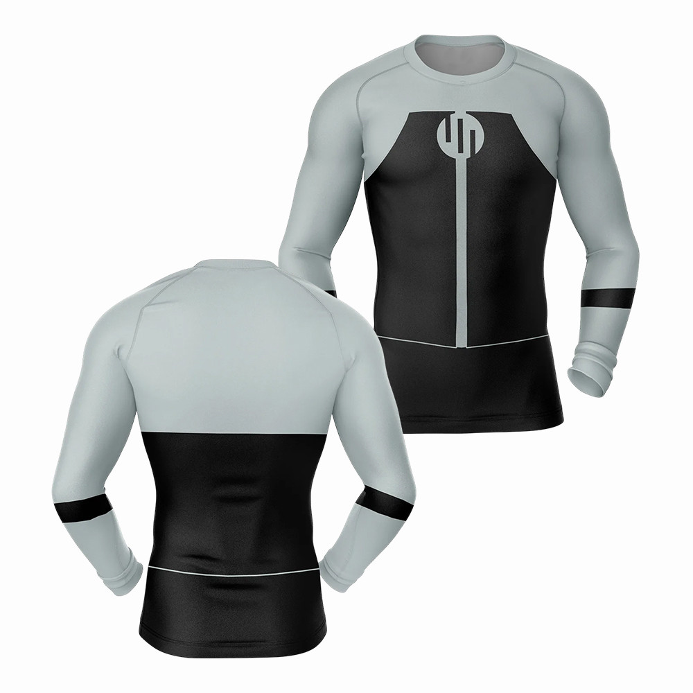 Viltrumite Invincible Rash Guard Long Sleeve Shirt Viltrumite Superhero Fitness Apparel Gift For Him