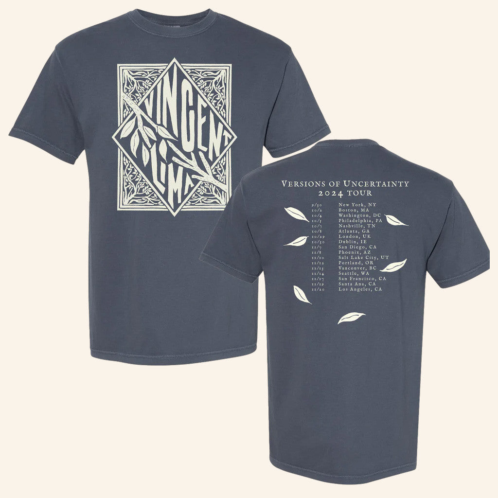 Vincent Lima Merch Versions Of Uncertainty Tour T-Shirt Gifts For Friends