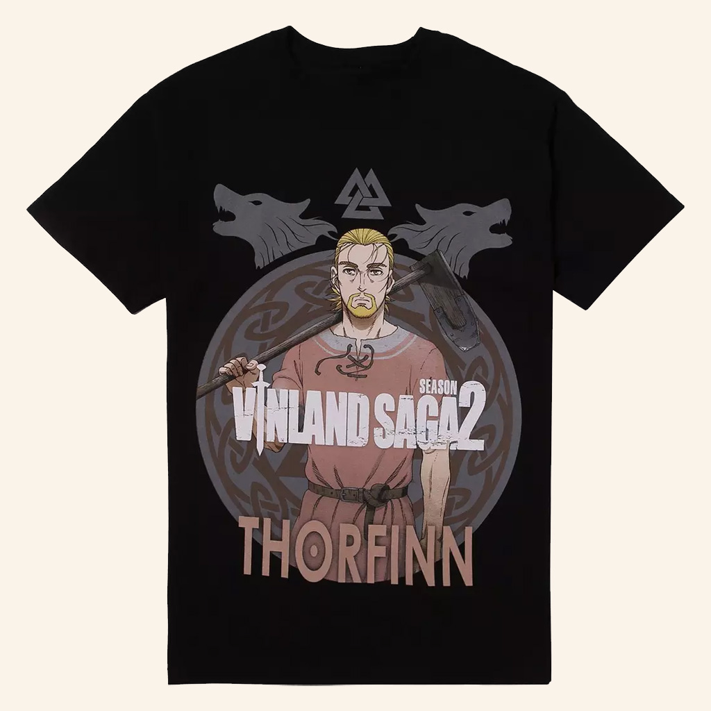 Vinland Saga Merch Vinland Saga Season 2 Thorfinn Portrait T-Shirt Gifts For Anime Fans