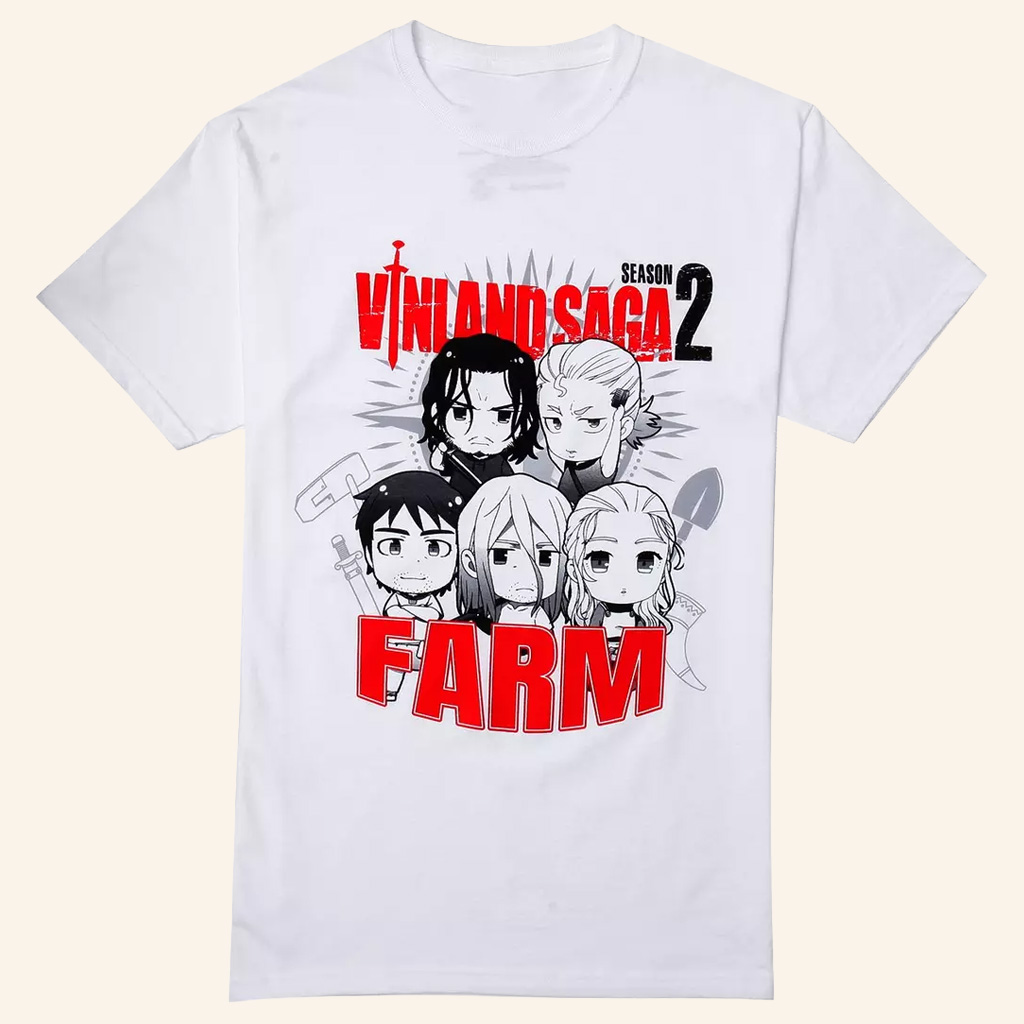 Vinland Saga Merch VS Season 2 Farm Chibi Characters T-Shirt Best Gifts Fan Manga Fans Vinland Saga Merch VS Season 2 Farm Chibi Characters T-Shirt Best Gifts Fan Manga Fans