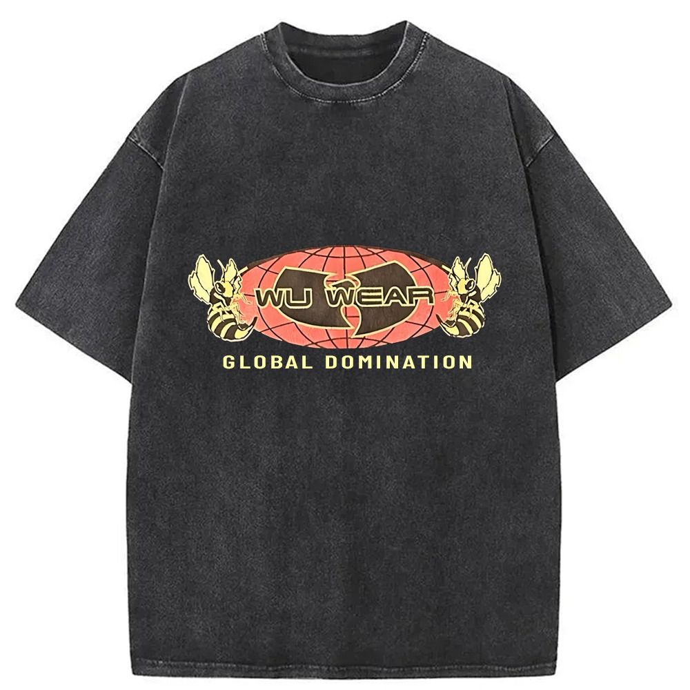 Vintage 90s Wu Wear Wu Tang Washed T-Shirt Everyday Comfort Graphic Shirt Gifts For Sister